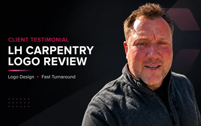 Video testimonial from LH Carpentry about their Logo Design