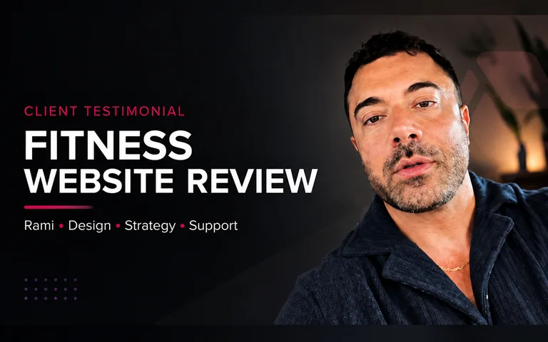 Video testimonial from Rami Physique Coach about their Fitness Website Design
